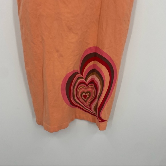 NWT vintage Victoria’s Secret Tank Top Sz M Peach Orange Body by Victoria Heart - Picture 2 of 10